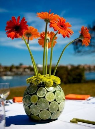 Allestimenti floreali con frutta e verdura - 18