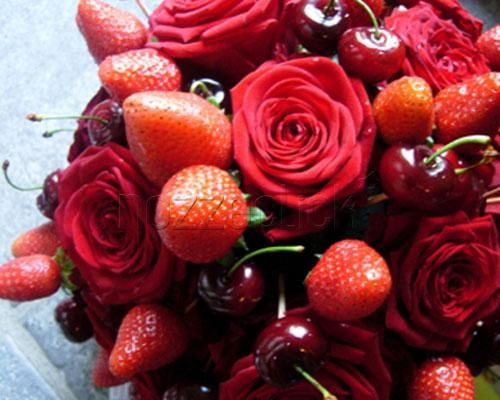 Allestimenti floreali con frutta e verdura - 5