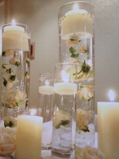 Decorazioni matrimonio con: candele! - 17