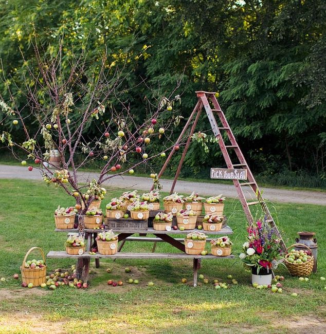 Tableu mariage con piantine - 3