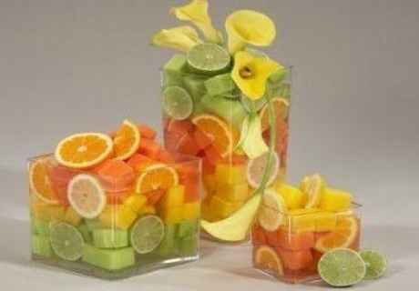 Allestimenti floreali con frutta e verdura - 1