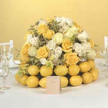 Allestimenti floreali con frutta e verdura - 6