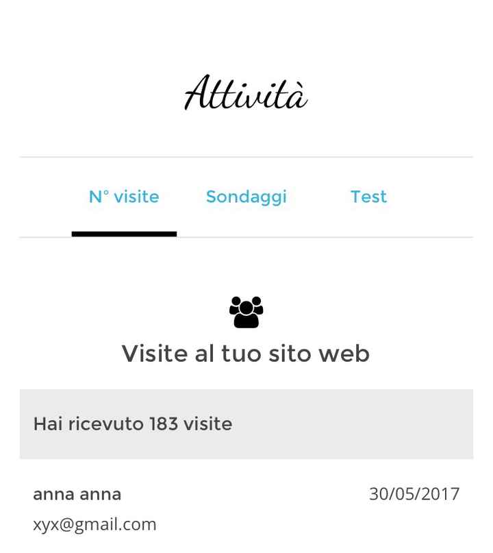 Problemi sito web - 1