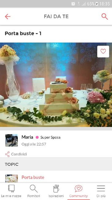 La mia torta porta buste - 1