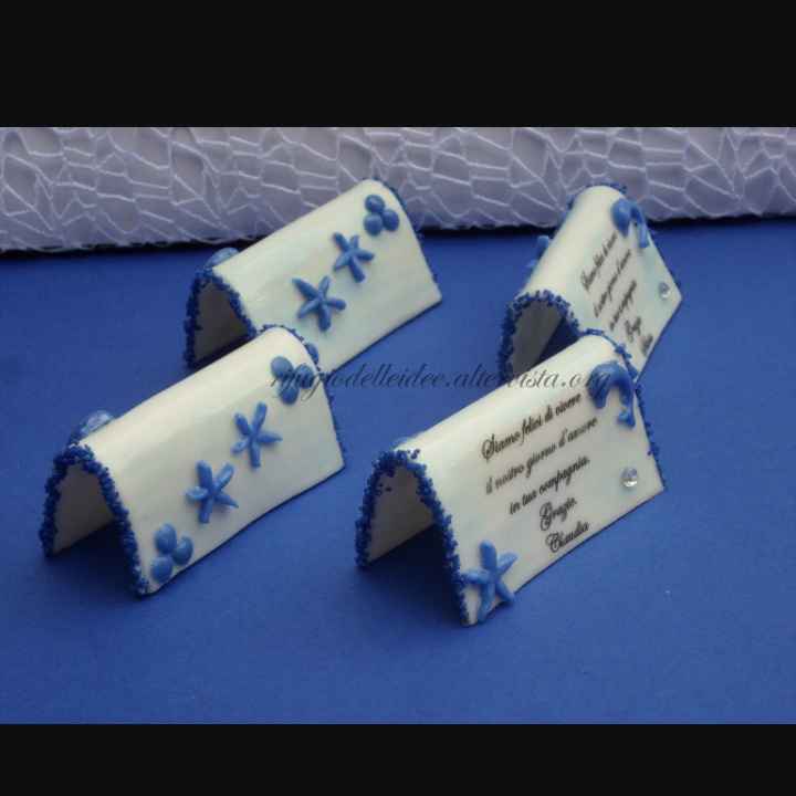 Segnaposto in ceramica 