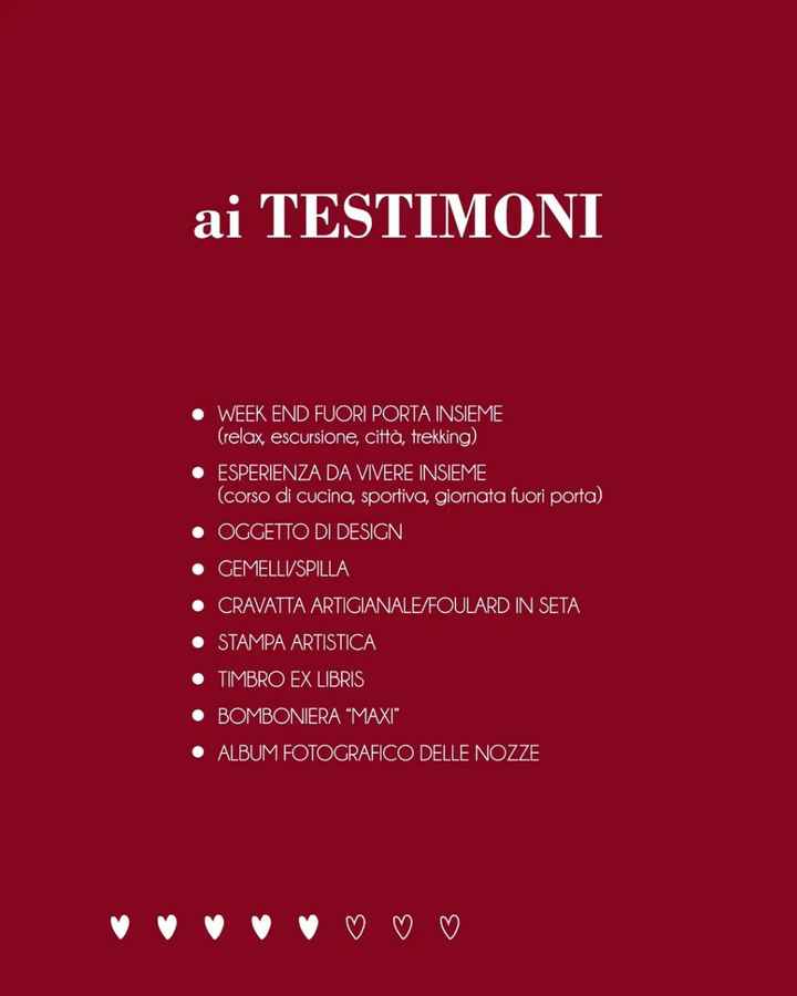 Regalo Testimoni - 1