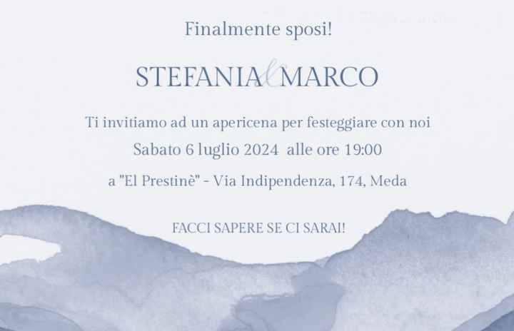 Aiuto per scrivere partecipazione per la festa - 1