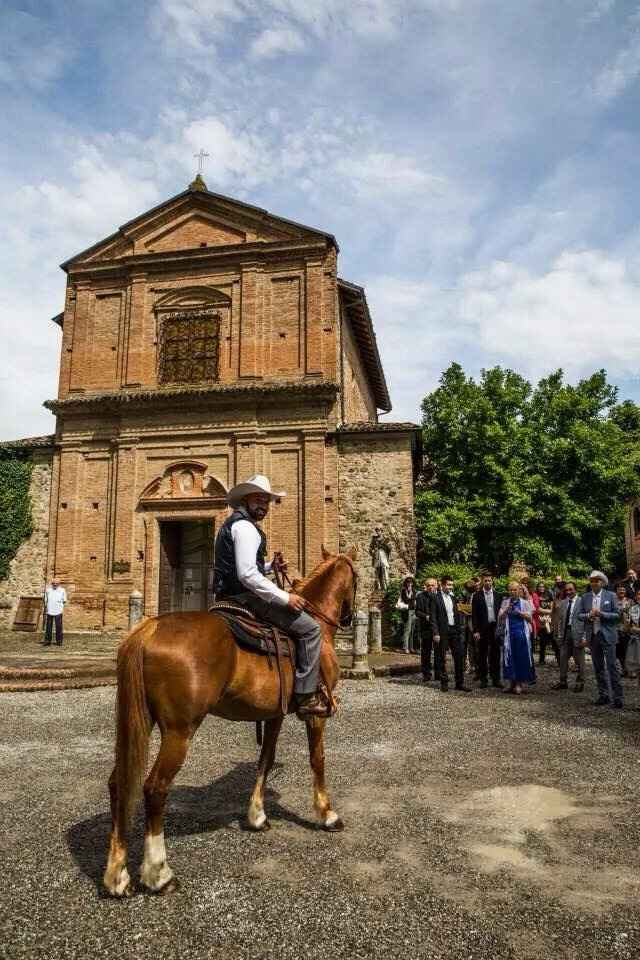 l'arrivo dello sposo