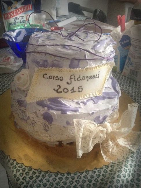 Fine corso prematrimoniale.. torta! - 1