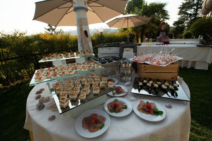 aperitivo ristorante in giardino