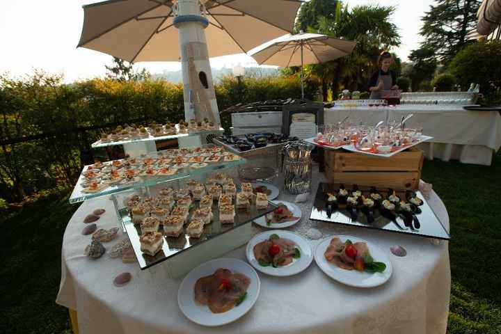 aperitivo ristorante in giardino