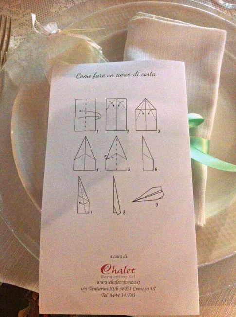 Retro del menu': come costruire un aeroplano!