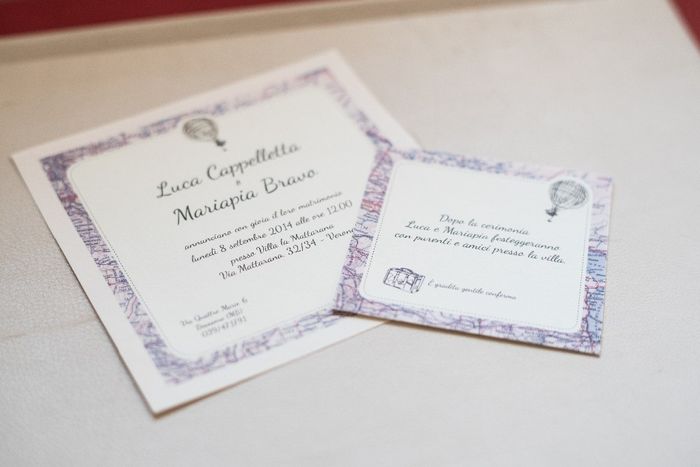 I nostri inviti a tema viaggio, creati da me!