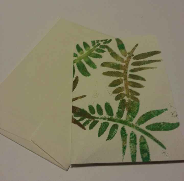 le mie partecipazioni dipinte a mano