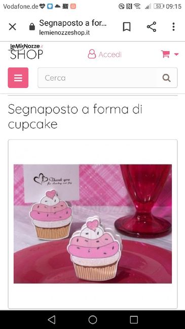Segnaposto cupcake 1