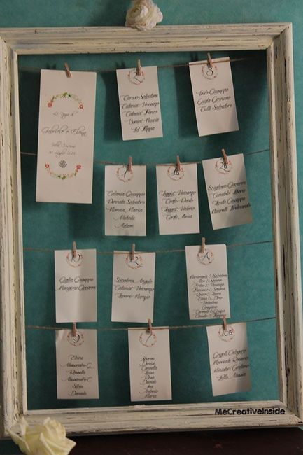 Tableau de mariage 6