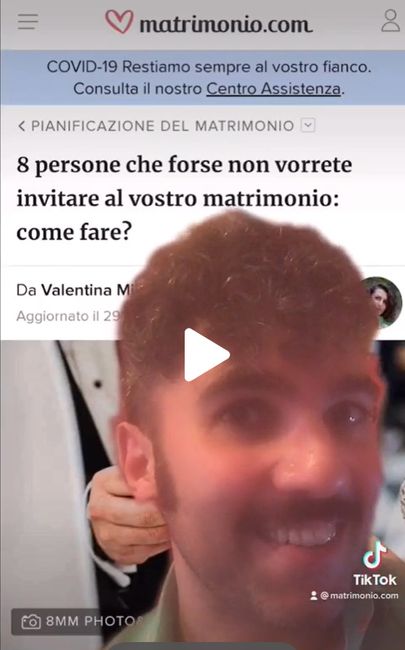 Le 8 persone da non invitare al proprio matrimonio? Scoprilo con noi ▶️ 1