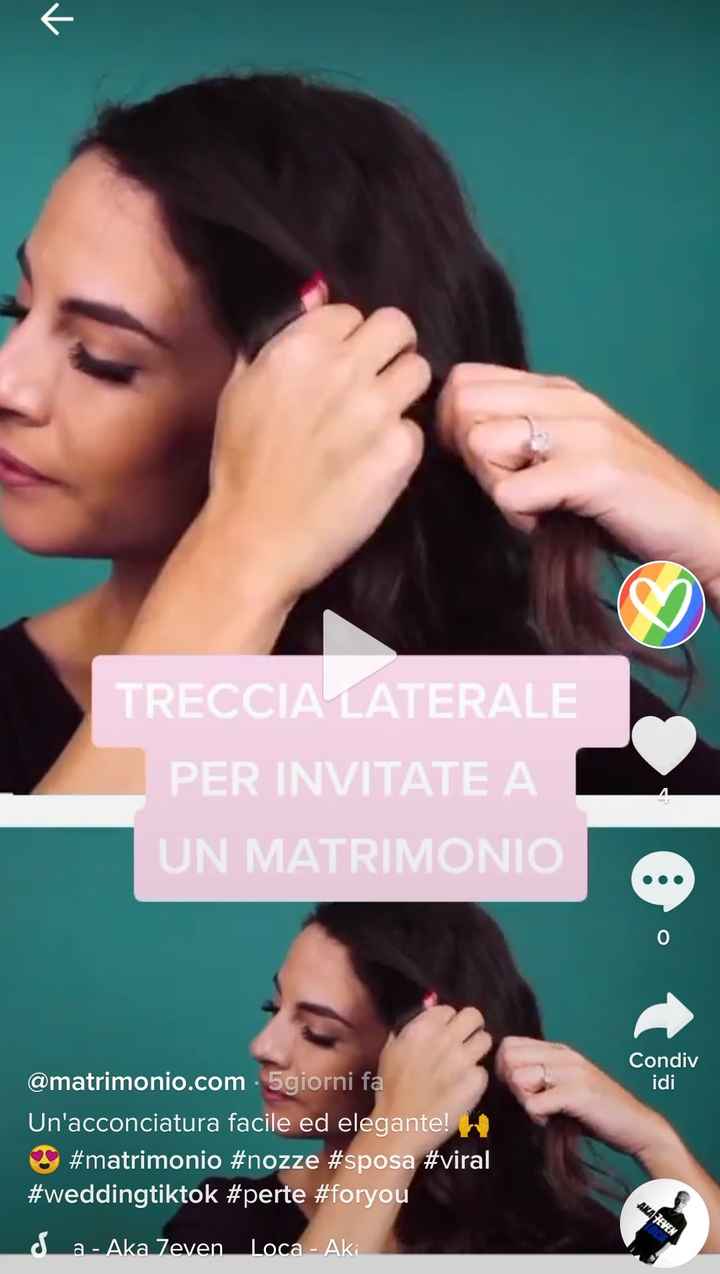 Ecco un'acconciatura facile ed elegante... per le vostre invitate! 💇 - 1