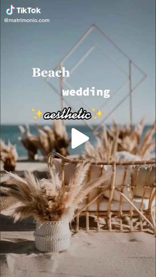 Ecco alcune idee TOP per un matrimonio in spiaggia coi fiocchi  👓 - 1