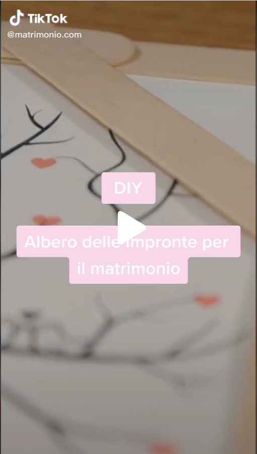 Come realizzare un albero delle impronte fai da te? Guarda il video ▶️ - 1