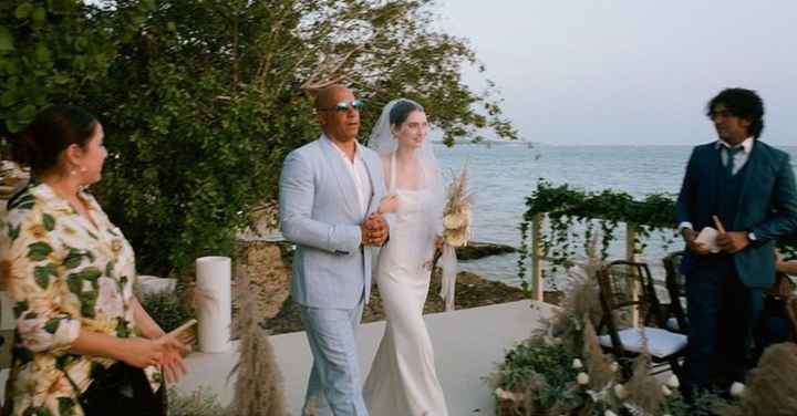 La figlia di Paul Walker si sposa e Vin Diesel l'accompagna all'altare - 1