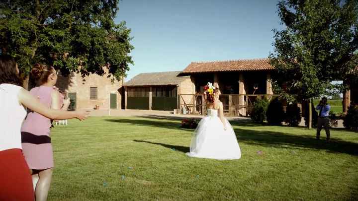 Il lancio del bouquet