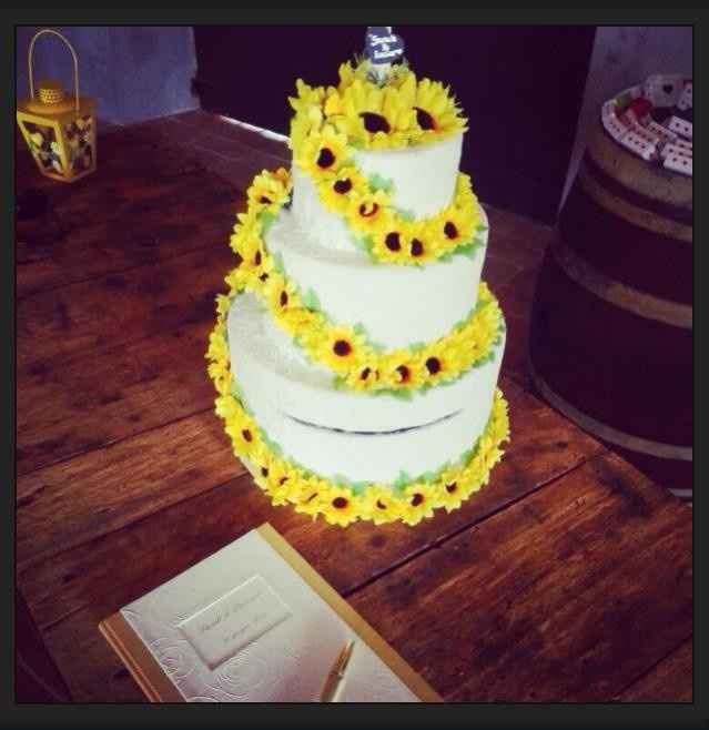 La torta portabuste ed il Guestbook