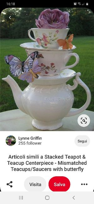 Idee tableau marriage e centri tavola  tema tisane - 1