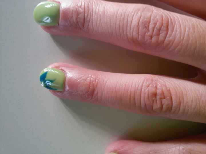 A -3 le mie unghie blu :) - 1
