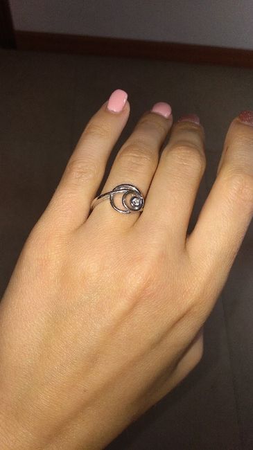 E ora mostraci una foto del tuo anello di fidanzamento! 1