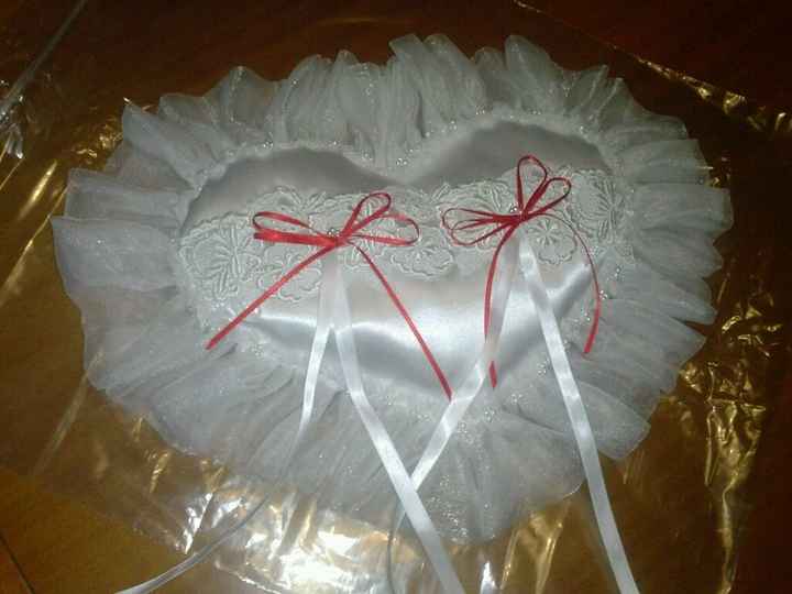 Cuscino porta fedi... ecco il mio, mi fate vedere i vostri - 1