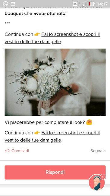 Fai lo screenshot e scopri il tuo bouquet 31