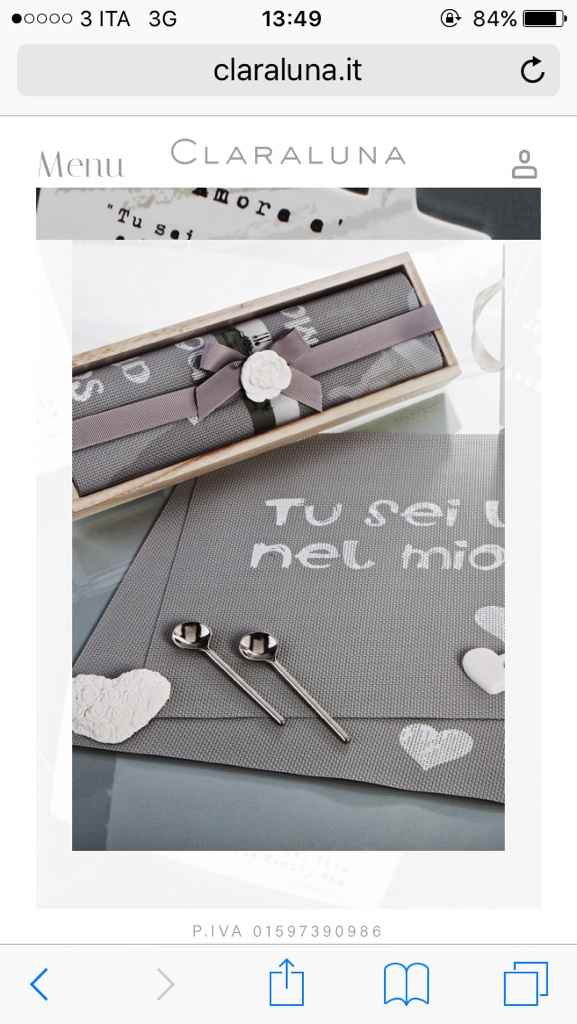 Bomboniera---tovagliette da colazione - 1