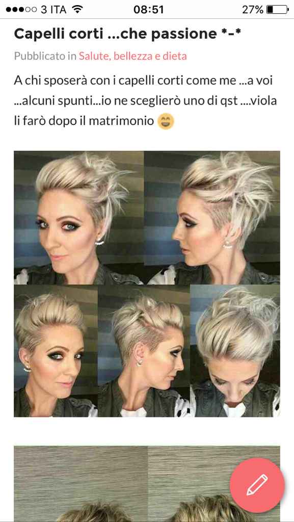 Consiglio su acconciatura per capelli corti - 2