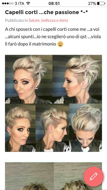 Consiglio su acconciatura per capelli corti - 2