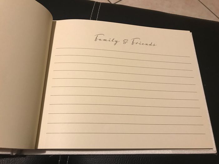 Guest book - 2