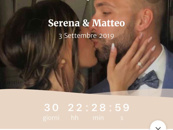 - 30 giorni al mio si... 🤵🏻👰🏻 1