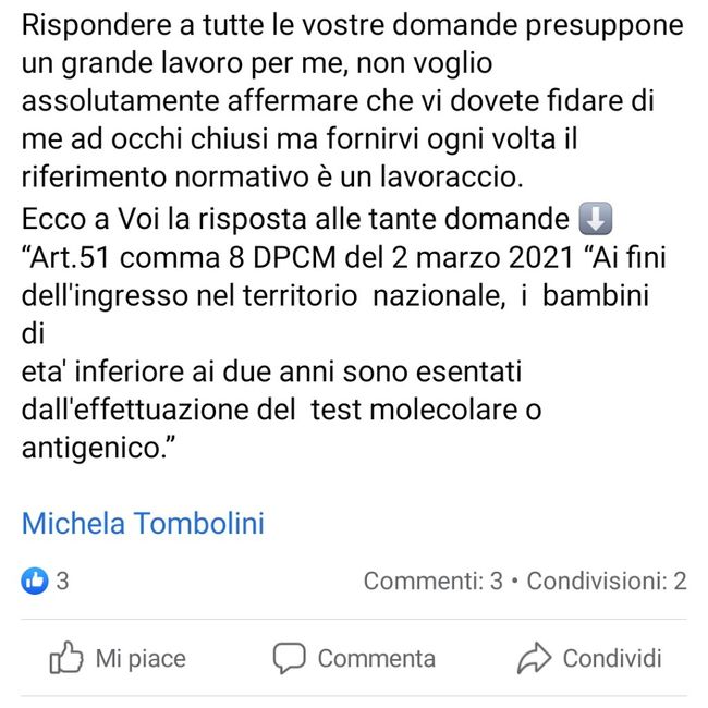 Novità tamponi bambini - 1