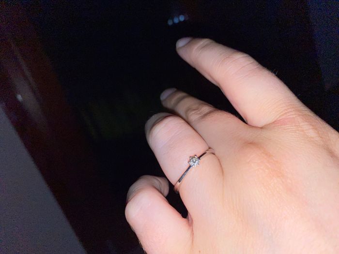 Sos: 💥🔥anello di fidanzamento oro 9 karati💥🔥 - 1
