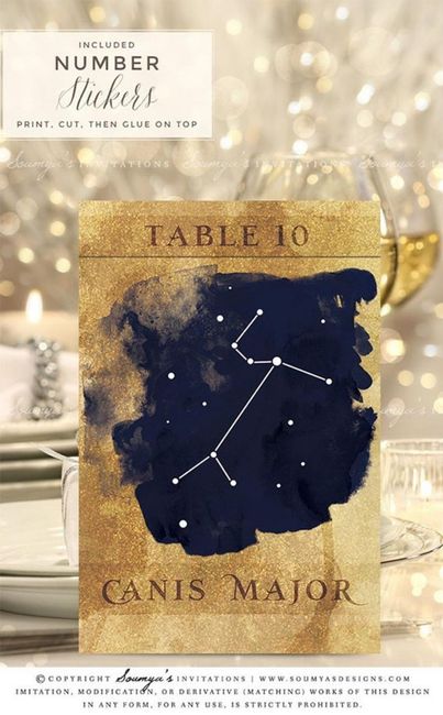 Matrimonio tema stelle e pianeti - 6