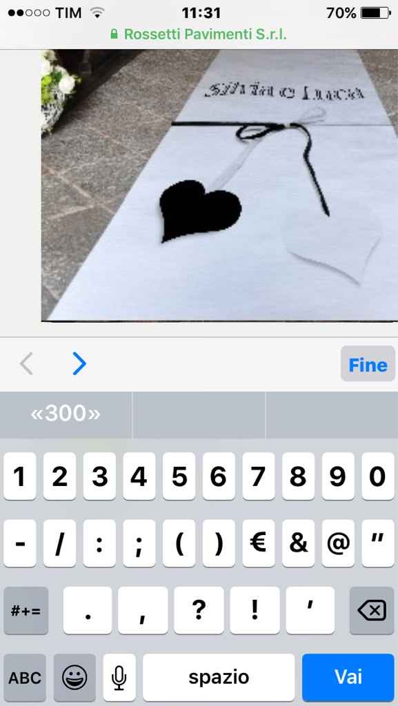 Sos tappeto  bianco lungo 200metri! - 1