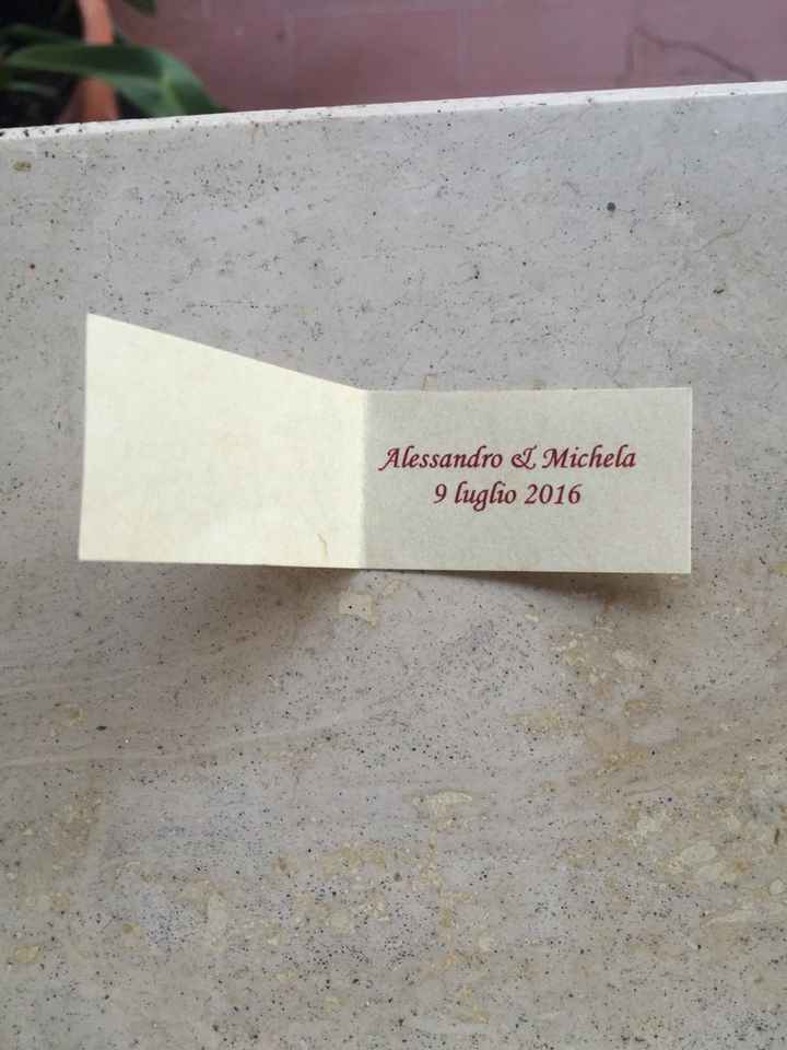 Bigliettini bomboniere - 2