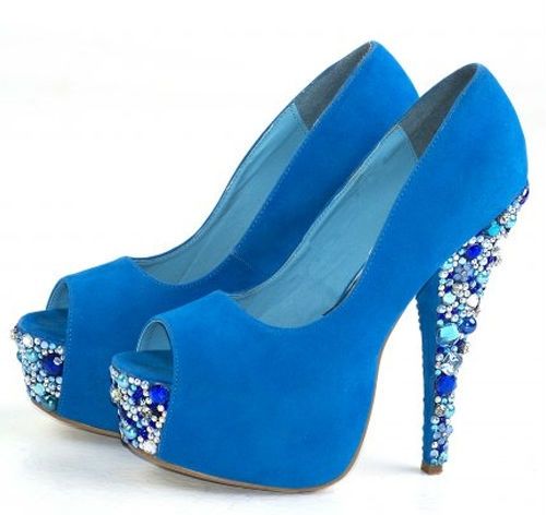 scarpe blu x abito