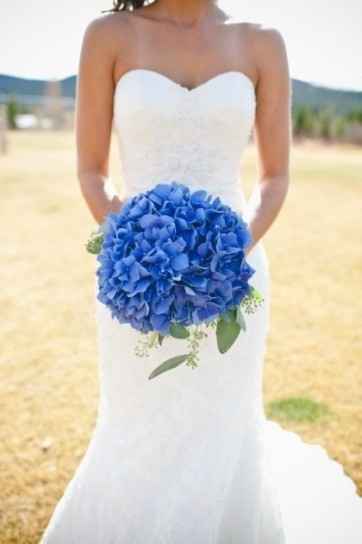 bouquet ortensie blu