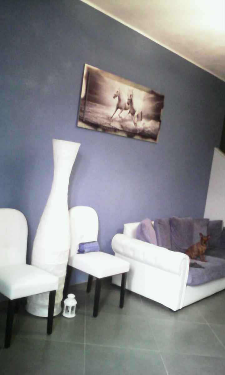 parete blu