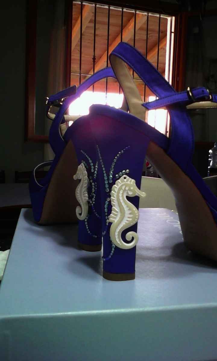 scarpe sposa tema mare