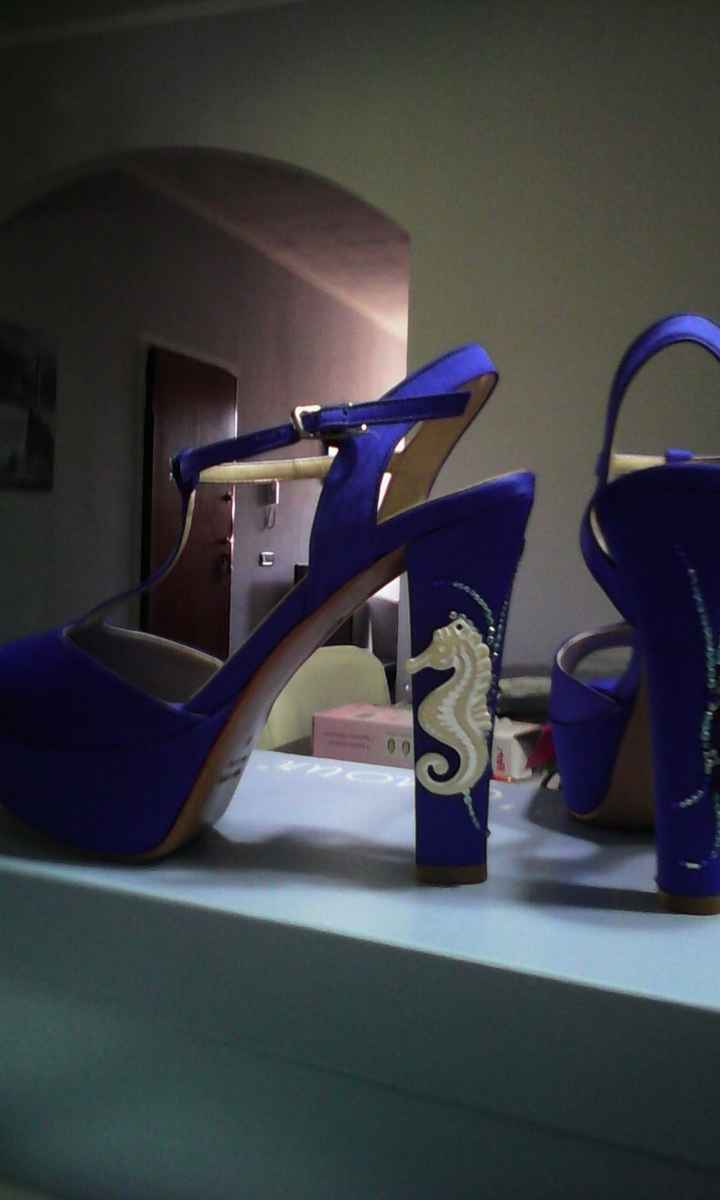 scarpe sposa tema mare