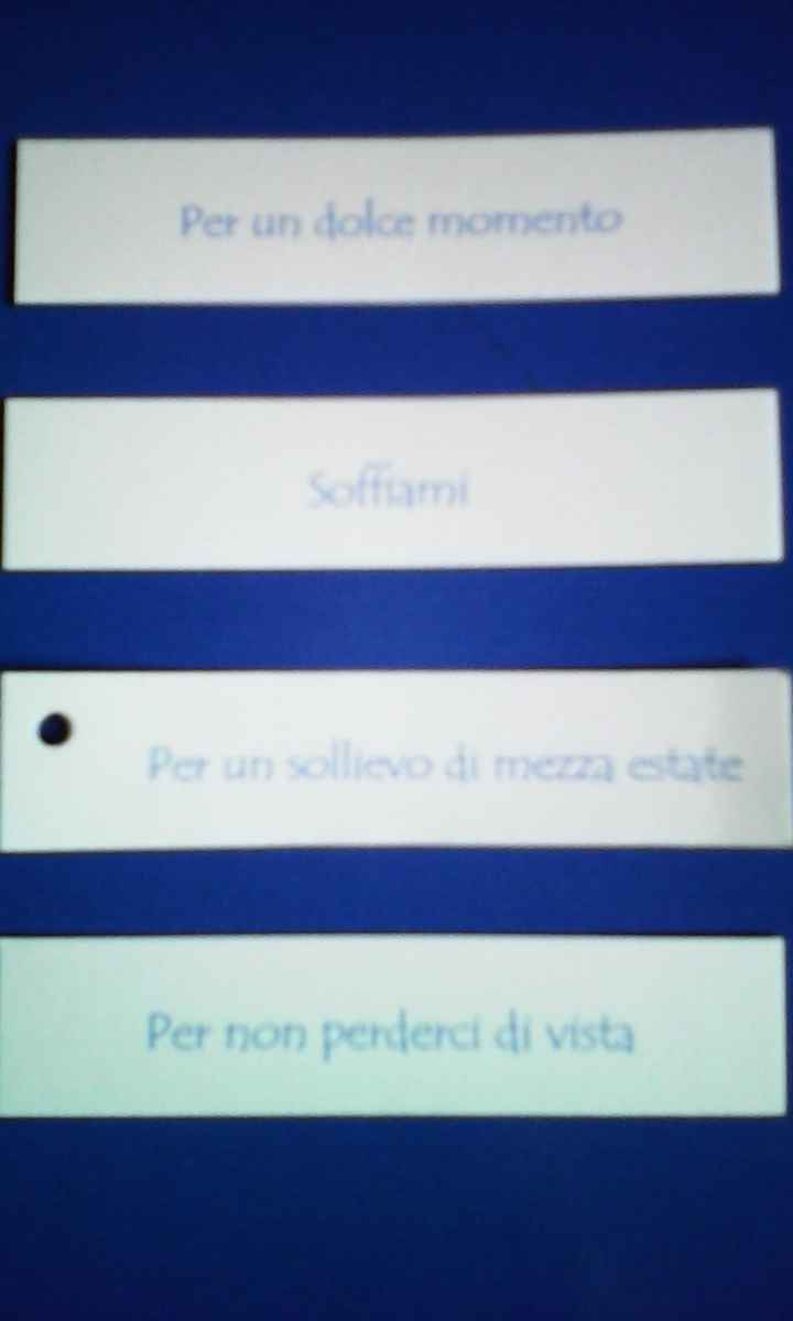 bigliettini per gadget