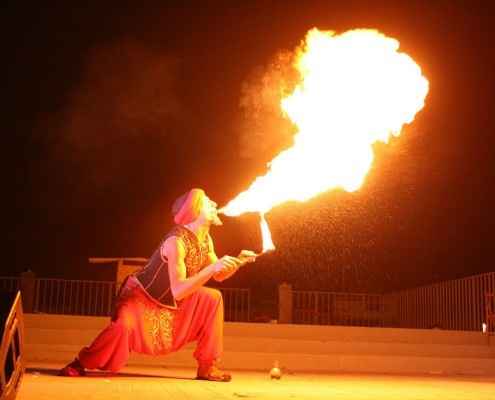 sputafuoco al ricevimento