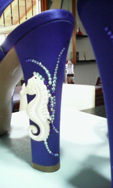 scarpe sposa tema mare